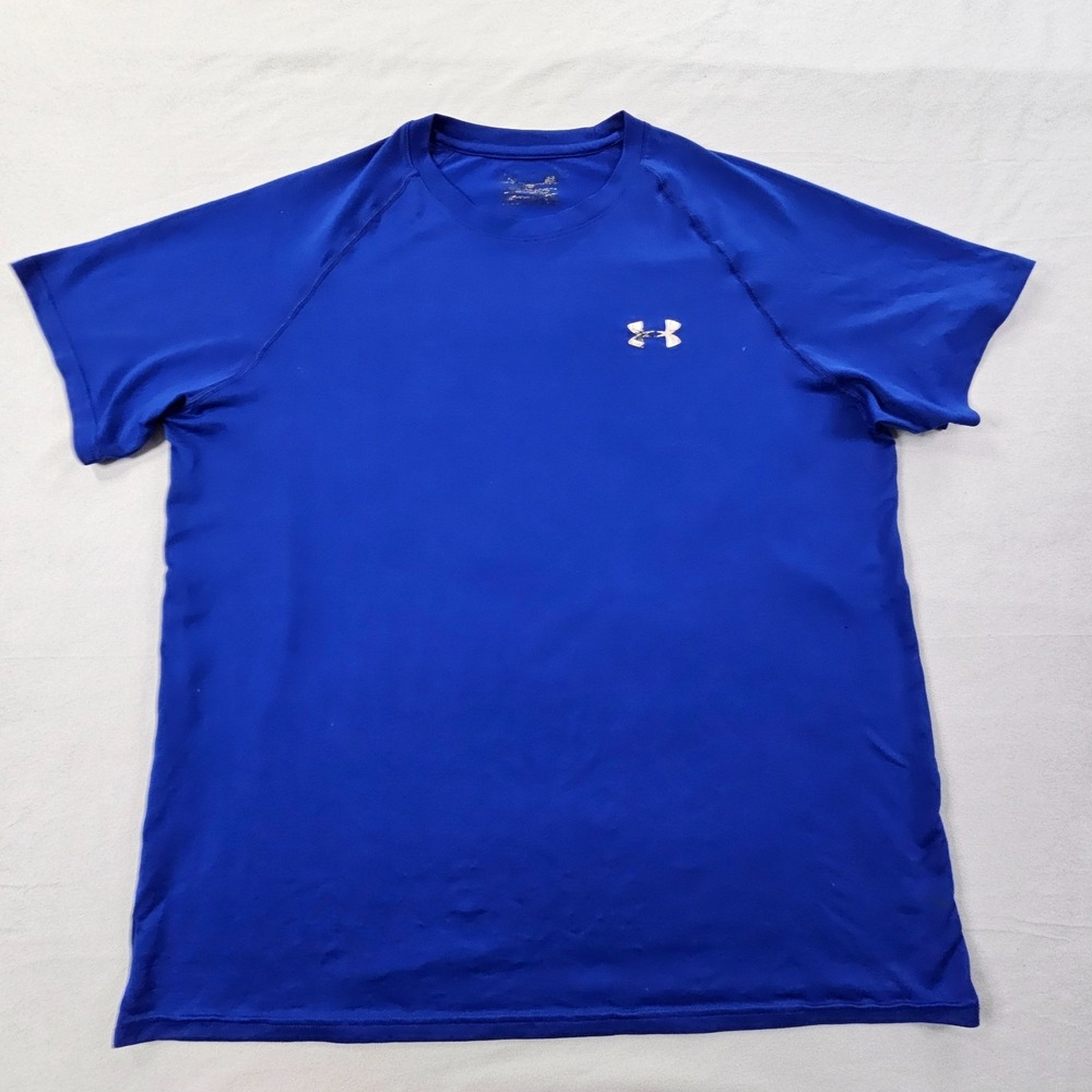 Under Armour Blue Short Sleeve Performance T-Shirt Men's M